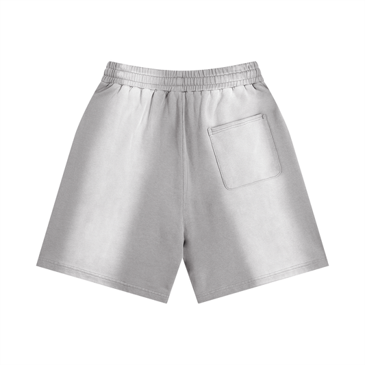 Pressure in Paradise Sun Fade Distressed Shorts